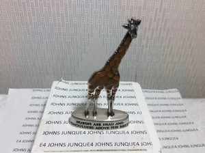 GANZ GIRAFFE MINI FIGURINE New w/tag “NURSES are head and shoulders above..” - Picture 1 of 2