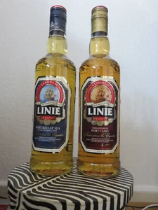 2 Flaschen 0,7 Liter Linie Aquavit, MATURED AT SEA und PORT CASKS - Bild 1 von 1