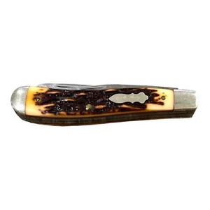 VintagenSchrade Walden NY USA Uncle Henry 285UH 2-Blade Pro Trapper Pocket Knife - Picture 1 of 4