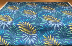 3.5 Metres iLiv Manila Marine Tropical Cotton Fabric Curtain Upholstery Cushion - Picture 1 of 7