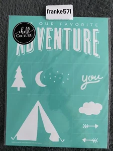 Chalk Couture You Are Our Favorite Adventure Transfer, Tent Camping, Size B New - Picture 1 of 2