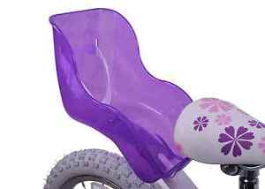Dolly Seat Doll Seat Girls Bike Rear Purple Glitter Baby Dolly Carrier Kids Seat