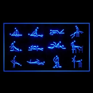 180029 Sex Funny Gift Fancy Posture Display LED Light Neon Sign - Picture 1 of 7