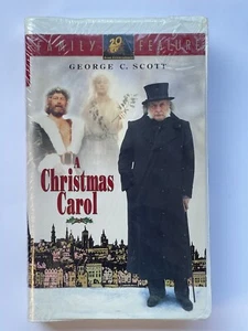 A Christmas Carol (VHS, 2001) George C. Scott Brand New Sealed Christmas - Picture 1 of 8