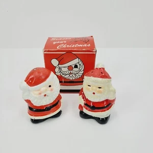 Saleros y pimienta vintage de temporada tu Navidad para Santa Claus Japón - Imagen 1 de 7
