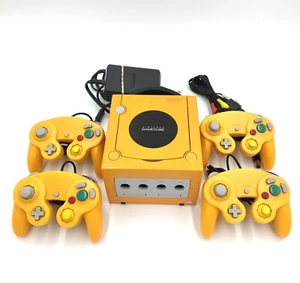 Consola Nintendo GameCube Spice Orange US Region +Controller/s+ Wires Bundle - Imagen 1 de 8