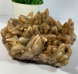 1273Gram Natural Dog Tooth Calcite Rough Terminated A+ Crystal Specimen Pakistan - Picture 1 of 13