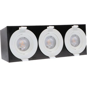 LED-Einbauspot Einbaustrahler 90 mm dimmbar 5 Watt warmweiß schwenkbar 3x - Bild 1 von 6