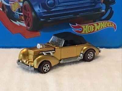 Hot Wheels Redlines 1971 Classic Cord Gold - Изображение 1 из 4
