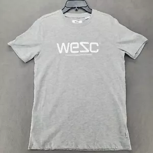 Camiseta gris manga corta cuello redondo WESC para hombre talla grande - Imagen 1 de 17