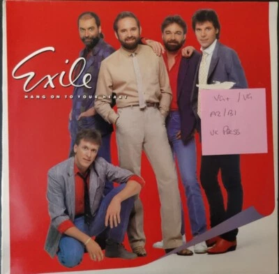 Exile Hang On To Your Heart Vinyl Record VG+/VG EPC26617 1985  - Image 1 of 2