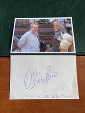 (LT42) OLIVER REED GENUINE SIGNED AUTOGRAPH HAMMER HOLLYWOOD ACTOR GLADIATOR
