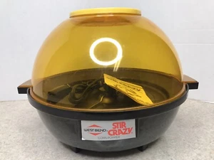 Vintage West Bend STIR CRAZY 6 Quart Kuppel Popcorn Mais Popper USA 5346 GETESTET FUNKTIONIERT - Bild 1 von 6