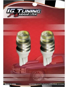 T10 1 Led (2Pcs) Bull Eye White integrated LED - Picture 1 of 6