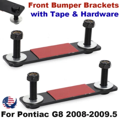 For 2008-2009.5 Pontiac G8 Front Bumper Brackets with Mounting Hardware 2PCS/SET Foto 1 de 4