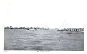 Palacios, Texas TX Boote - Postkarte - Bild 1 von 2