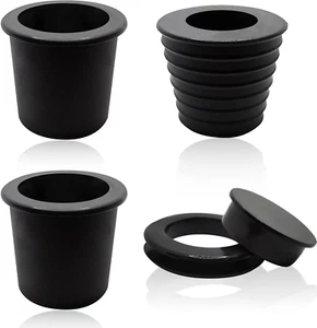 Patio Table Umbrella Hole Rings, Silicone Cap Set, Wedge Plug, Patio Table Hole - Picture 1 of 12