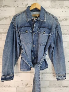Grlfrnd Damen Yvette Jeansjacke mit Gürtel Small Oversize One Way Ticket - Bild 1 von 14