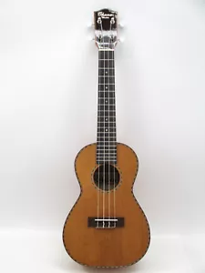 Ohana Ukuleles CK-50MG Solid Cedar and Flamed Mahogany Concert Ukulele - Picture 1 of 8
