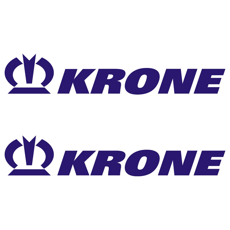 RAWISTICKER 2 x PEGATINAS CORONA 48cm x 8,9cm sticker camión camión