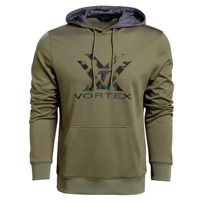 VORTEX Men's Core Logo Performance Lichen Hoodie (220-56-LIC) - Image 1 of 4