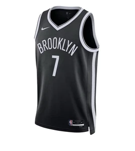 Nike Kevin Durant Brooklyn Nets Black Swingman Dri-Fit Basketball Jersey L - Picture 1 of 4