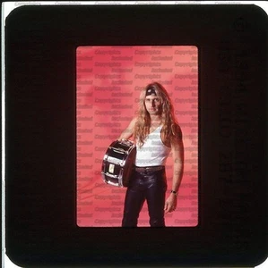 KISS ERIC SINGER Vintage Original 35mm Slide Revenge Album 1994 W/Rights #1 - Picture 1 of 1