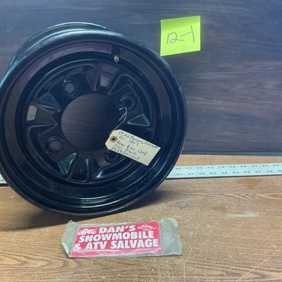Rim 12x8 Rear Black # 1525241-067 Polaris 2019 - 2022 Ranger 1,000 XP SXS - Image 1 of 4
