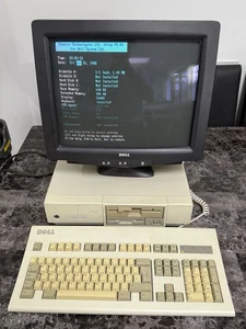 PC retro vintage Dell 210 con monitor y teclado Dell E773p usado - Imagen 1 de 12