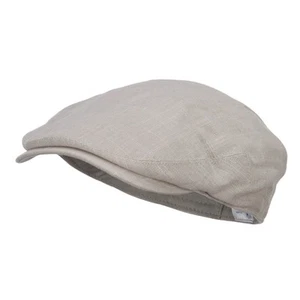 Men's Linen Summer Ivy Cap - Beige M/L - Picture 1 of 5