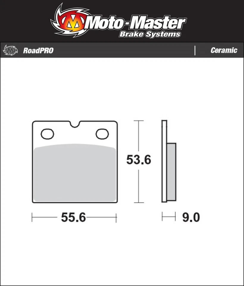 Laverda RGA 1000 1983-1986 [MotoMaster Rear Motorcycle Ceramic Brake Pads] - Image 1 of 1