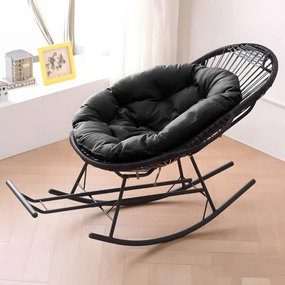 31.5"Round Waterproof Papasan Chair Cushion Zipper Removable Hanging Chair Pad - Image 1 of 4