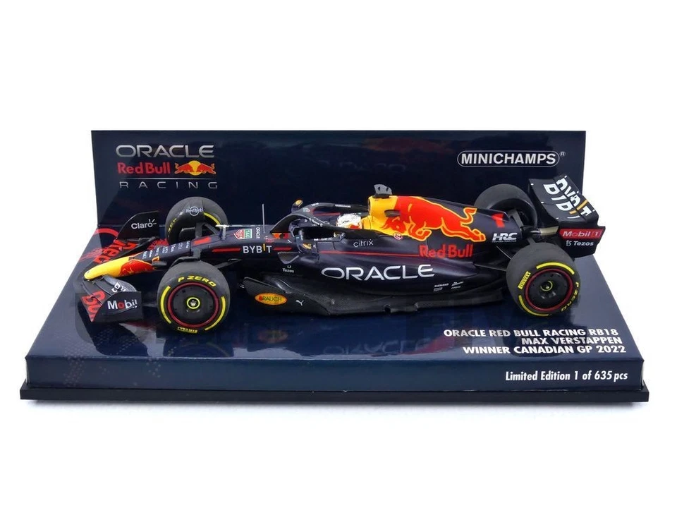 MINICHAMPS 1/43 - RED BULL RB18 - WINNER CANADIAN GP 2022 (M. VERSTAPPEN) 417220 - Photo 1/1