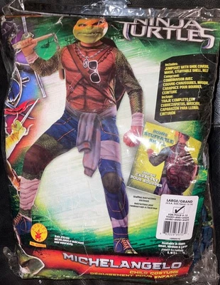 Disfraz de Halloween Tortugas Ninja Adolescentes Mutantes Miguel Ángel (L) 12-14 Foto 1 de 2
