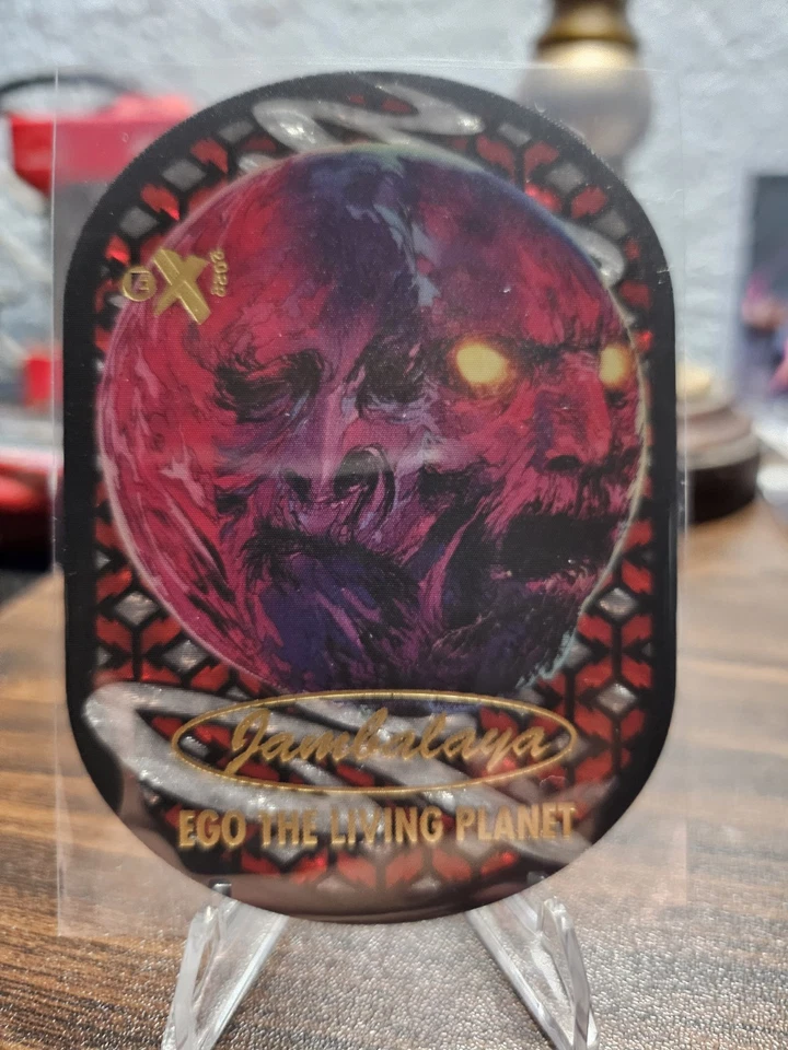 2022 UD Marvel Fleer Ultra Avengers Ego The Living Planet Jambalaya Die-Cut #29 Foto 1 de 2