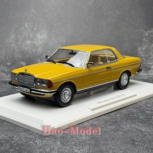 Norev 1:18 280CE 1980 BENZ Alloy Diecast Model Car Kids Gifts Simulation Yellow - Picture 1 of 12