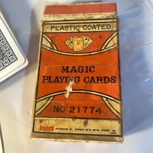 Magic Spielkarten Nr. 21774 Spencers Gifts Japan Marked Deck W/Box Vintage '60 - Bild 1 von 9
