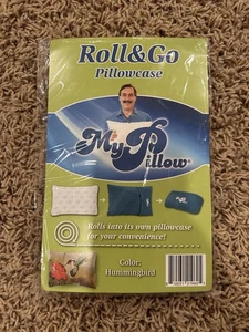 NEW My Pillow Roll & Go Pillowcase Hummingbird Color Go Anywhere Pillow** - Picture 1 of 2