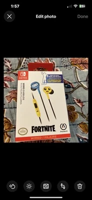 PowerA Fortnite Peely Wired Earbuds Nintendo Switch "New In Box" Code Included - Image 1 of 2