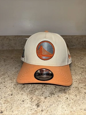 Golden State Worriers 9forty Gorra Sombrero Adulto Ajustable Naranja Foto 1 de 4