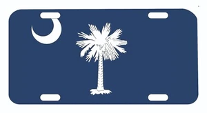 South Carolina Flag License Plate Auto Tag - Picture 1 of 1