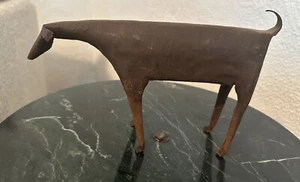 Mid Century Modern MCM Stahl Skulptur eines Hundes Unikat - Bild 1 von 5