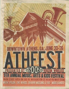 Athfest 2005 program athens Georgia music festival REM whigs- 40 WATT CLUB - Picture 1 of 1