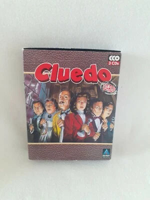 CLUEDO CD-ROM Game HASBRO INTERACTIVE - 12 murder mysteries on 3cds Pre-owned - Image 1 of 4