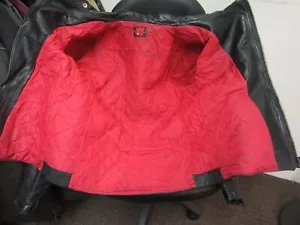VINTAGE 80'S LEATHER PERFECTO MOTORCYCLE JACKET SIZE UKS, SEGURA ? - Picture 1 of 17