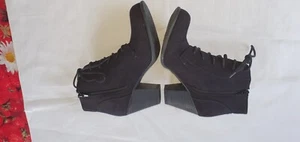 Neu*Graceland*Stiefeletten mit Schnürung*Damen Gr. 39*schwarz - Bild 1 von 4