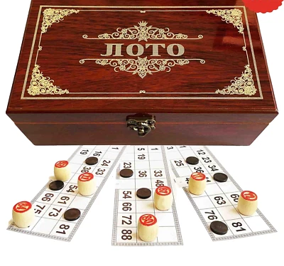 Russisches Lotto Loto Bingo Familienspiel Tischspiel Brettspiel Русское лото - Bild 1 von 2