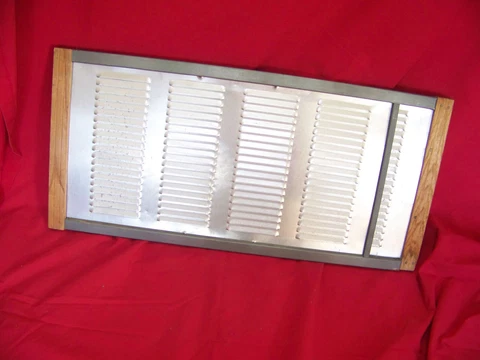 Vintage Marvin Louver Metal Expandable Sliding Window Screens/Vent Cover