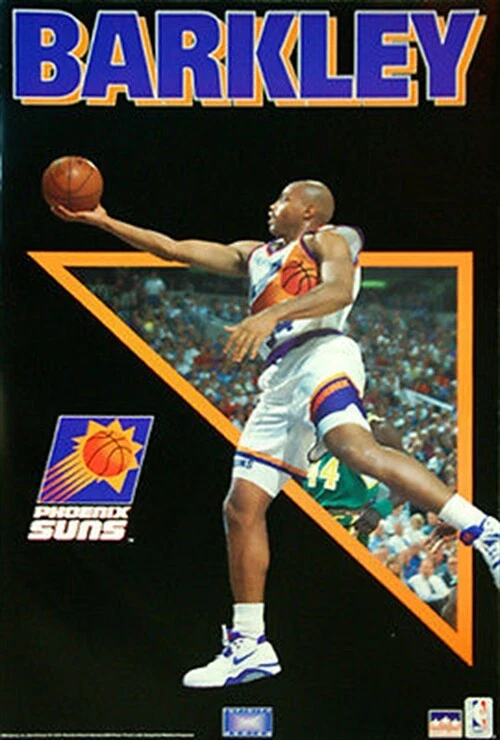 CHARLES BARKLEY INFINITY c.1993 Phoenix Suns Vintage Original 22x34 POSTER - Image 1 of 1