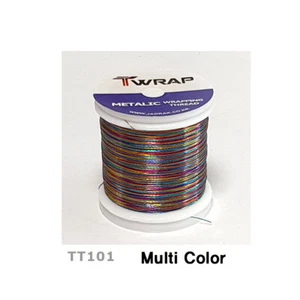 Jadrak 2 Tone Color Metalic Rod Wrapping Thread (TT, 100m, "A" size) - Picture 1 of 14